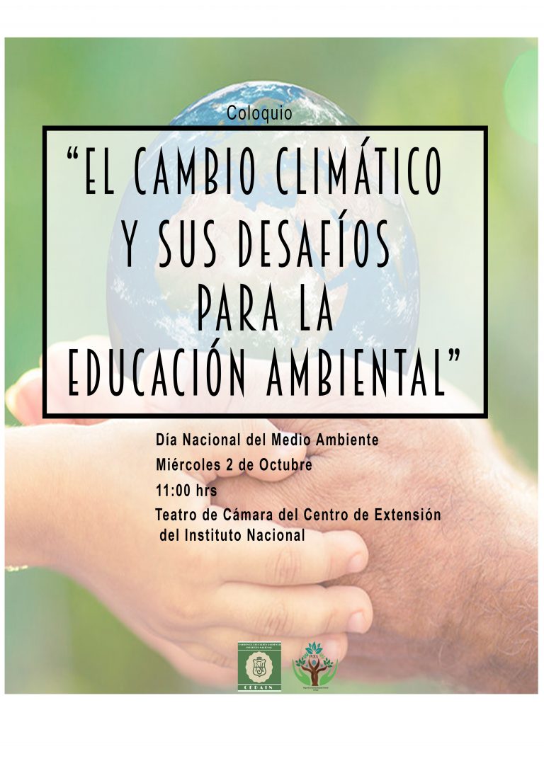 Afiche Coloquio Cambio Climático Instituto Nacional