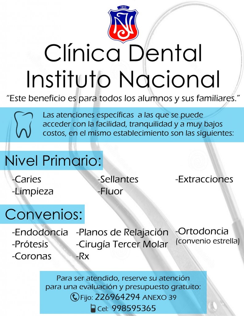 CLINICA DENTAL DEL INSTITUTO NACIONAL Instituto Nacional