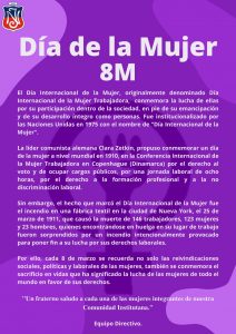 8M: DÍA DE LA MUJER | Instituto Nacional